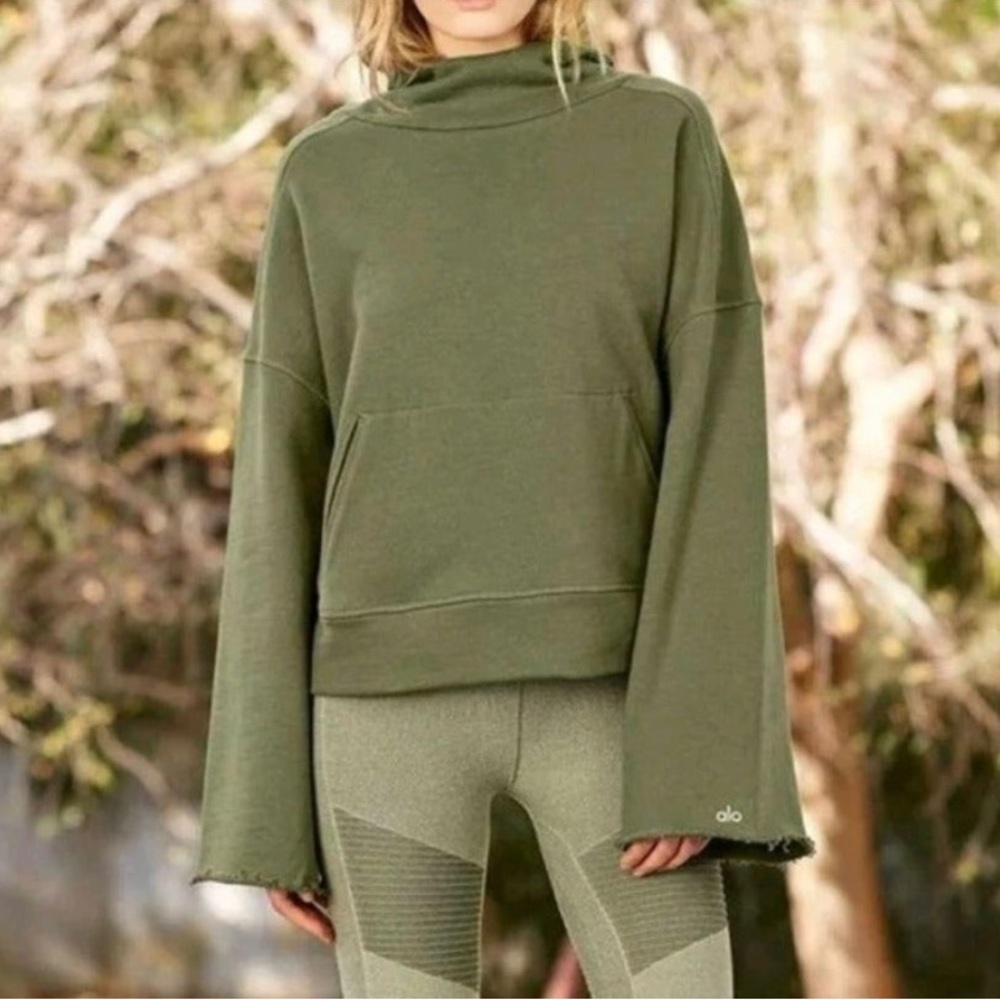 Alo Yoga Low Key Bell Sleeve Hoodie